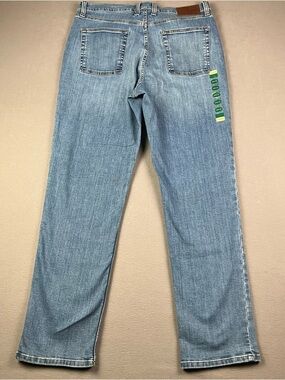 L.L. Bean Men’s Jeans Size 35x32 Classic Fit Bean Flex Blue Denim NWD (Read)